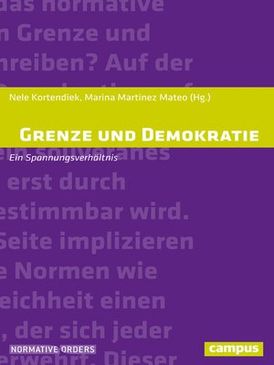 cover image of Grenze und Demokratie